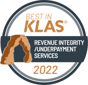 Best in KLAS 2022 - Revenue Integrity and Underpayment Services